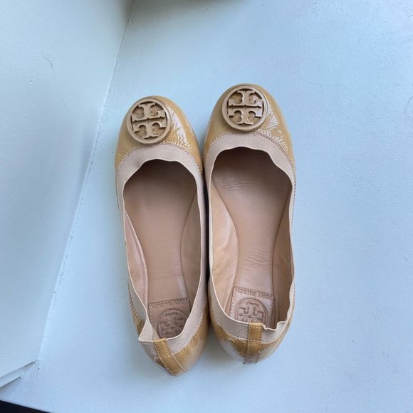 Tory Burch Patent Leather Ballet Flats - Picture 1 of 8